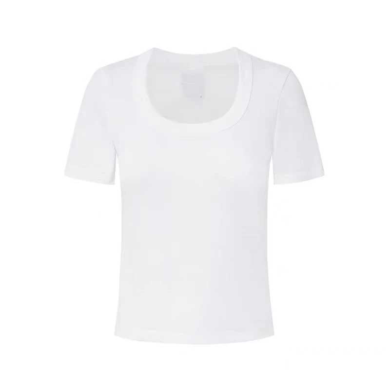 9050夏季2025新款胶章简约修身内搭外穿短袖T恤