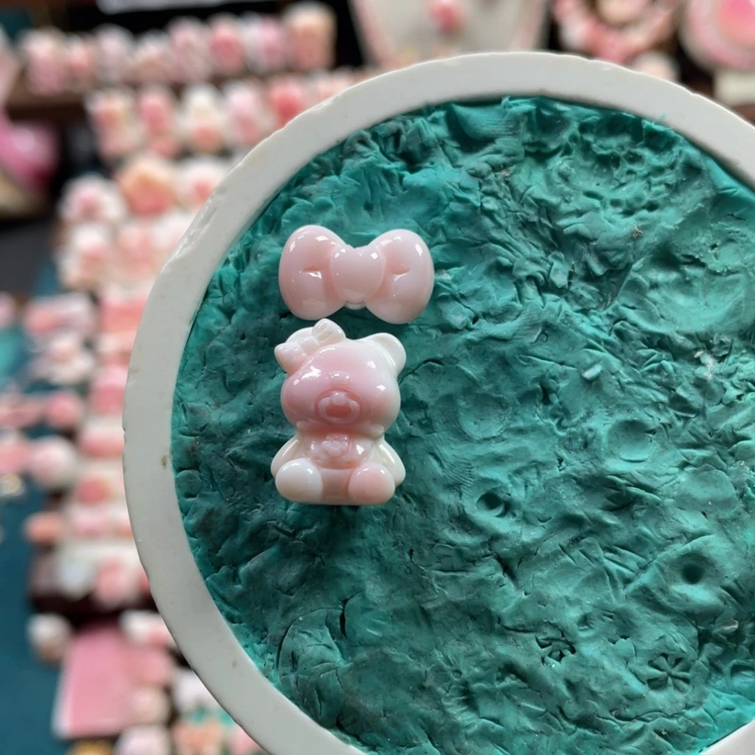 非金属贝珠（仿珍珠）奶嘴熊