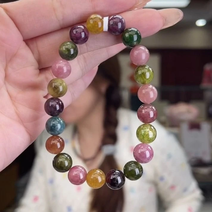 01580312碧玺/未镶嵌9mm+碧玺单圈多样性发货12