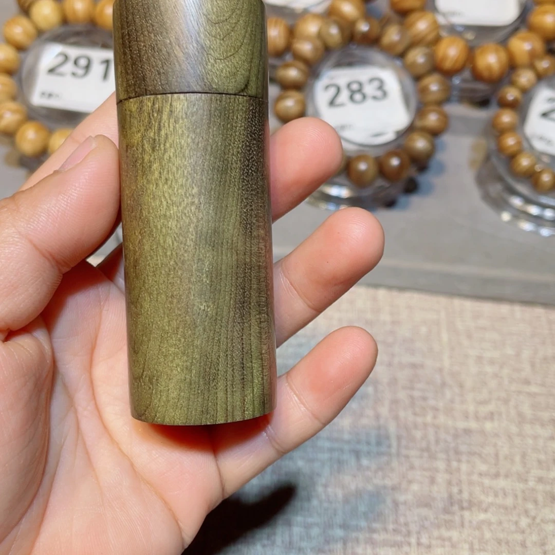 浮***生其他楠木（金丝楠）牙签罐