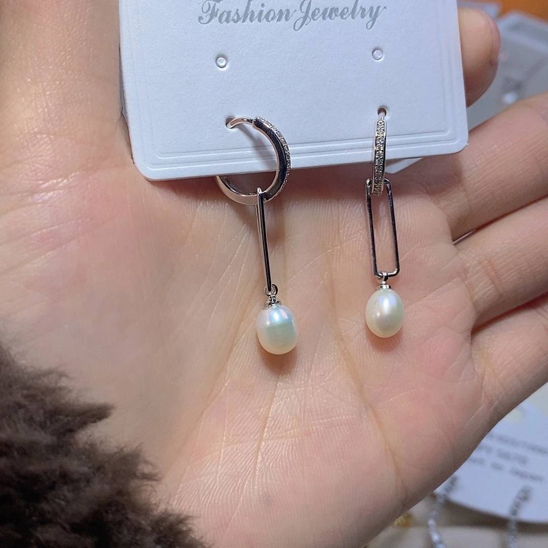 淡水珍珠耳饰未镶嵌