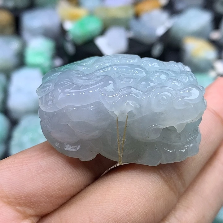 翡翠未镶嵌颈饰天然缅甸翡翠