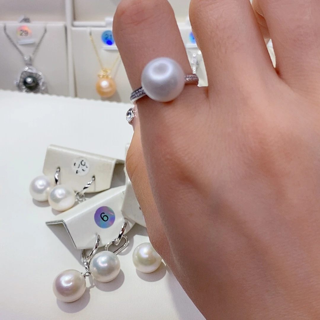 戒指未镶嵌淡水珍珠