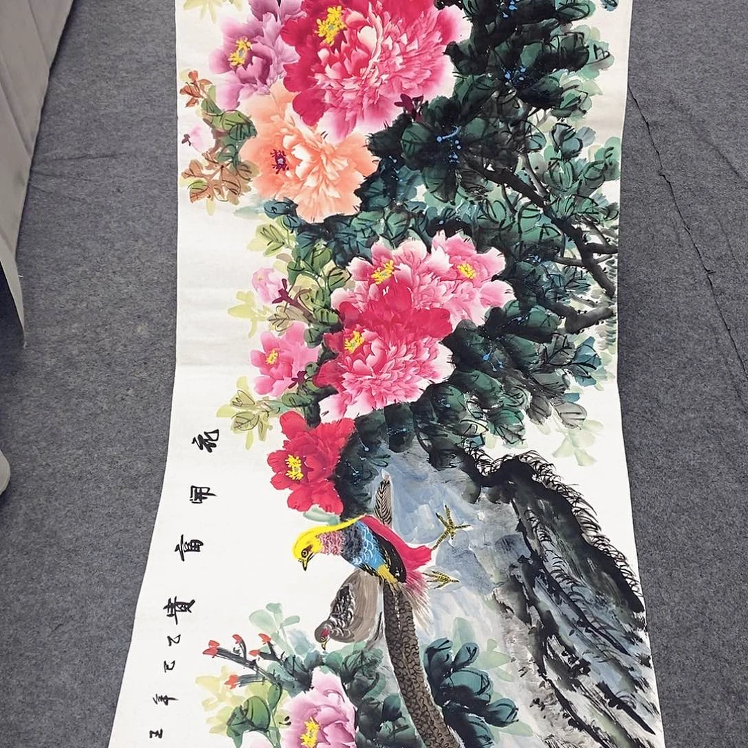 国画国画手绘作品