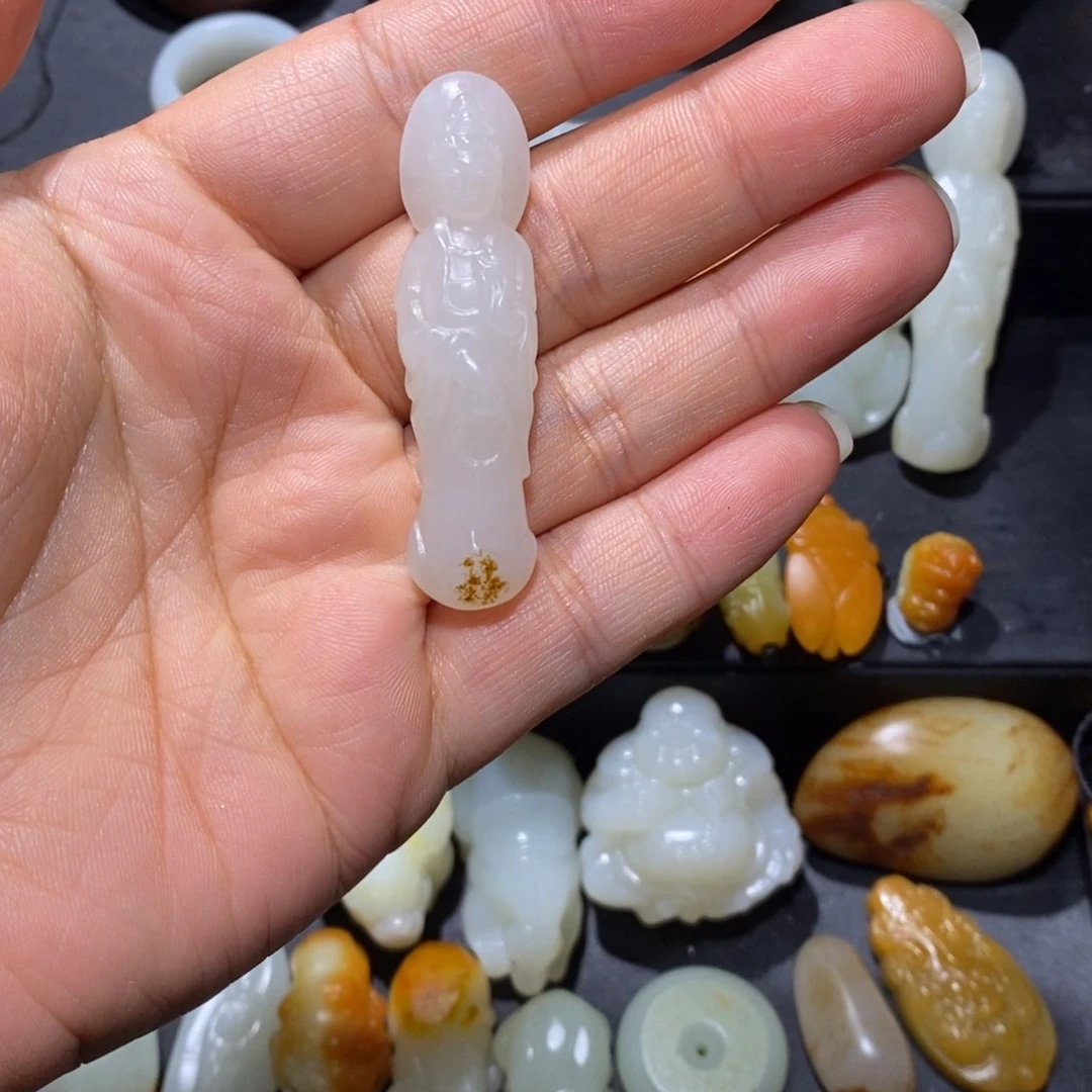 ~***~和田玉未镶嵌颈饰