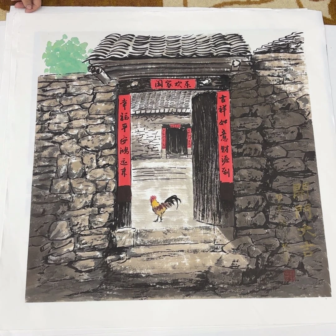 国画国画老师作品刘