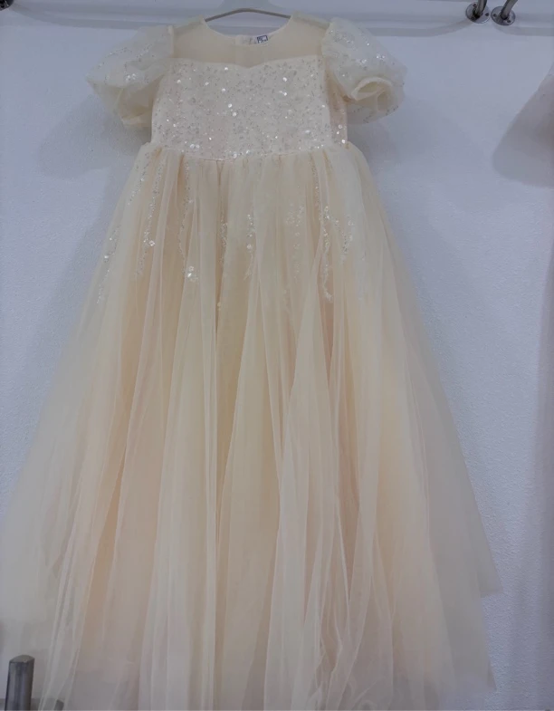 高级杏色公主裙170码