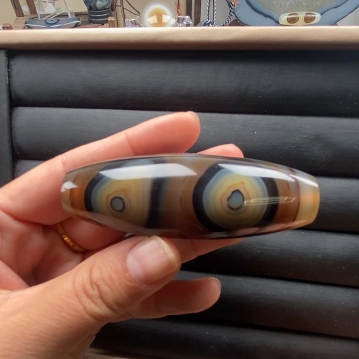 明***礼玛瑙/玉髓未镶嵌颈饰