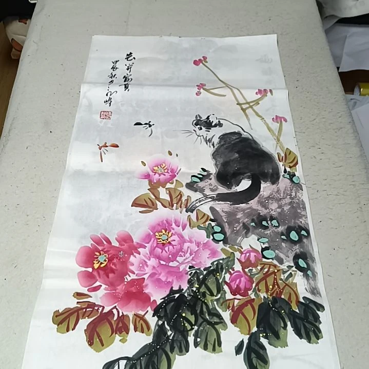 国画牛*王国画花鸟花鸟国画