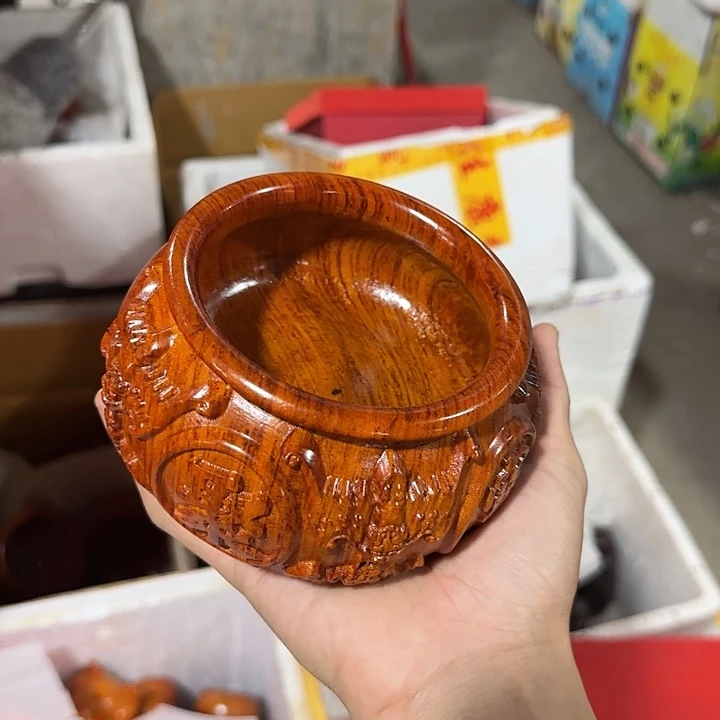 木花梨木15碗聚宝盆一个