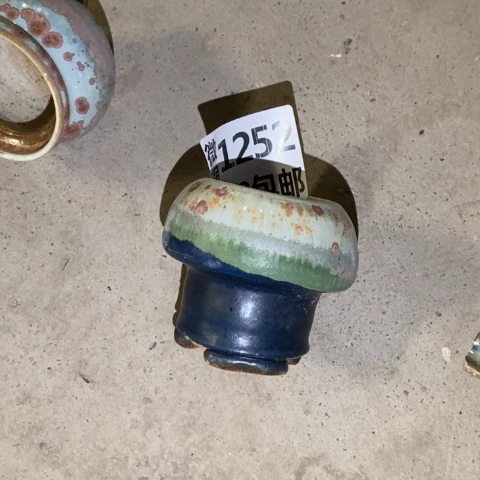 鱼***飞罐1252 微瑕38包邮景德镇陶瓷