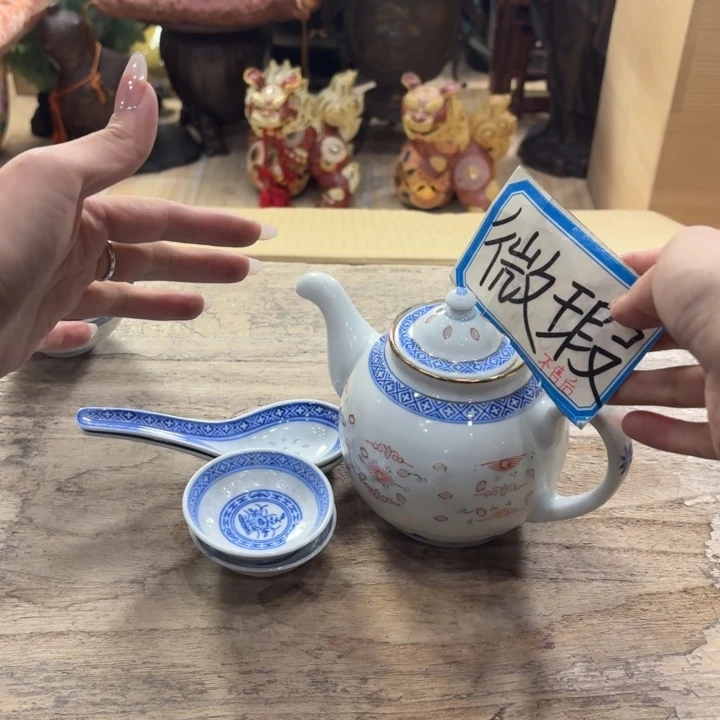 陶瓷古美术置物摆件