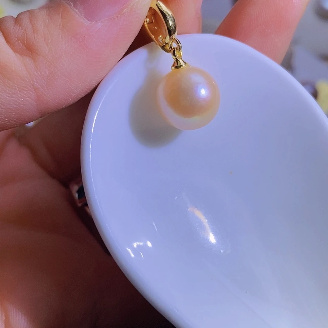 天然淡水珍珠（微瑕）淡水珍珠合金
