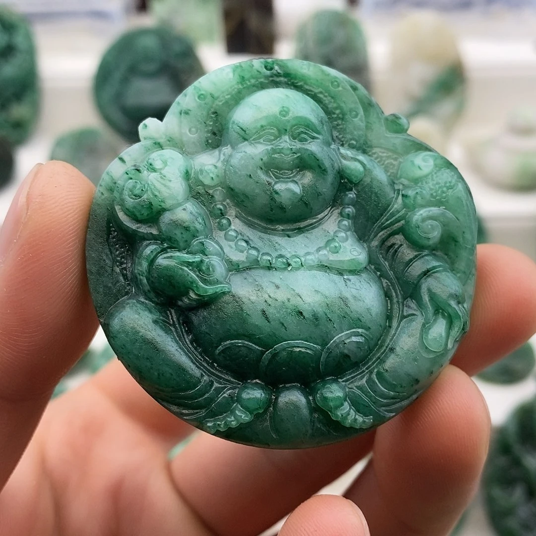 独山玉未镶嵌颈饰