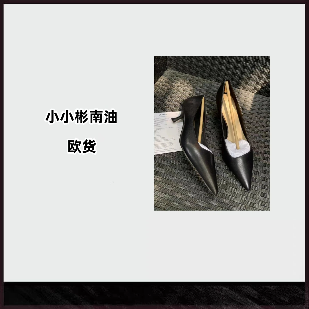 1388 （断码清) 出口原单真皮职业空姐单鞋