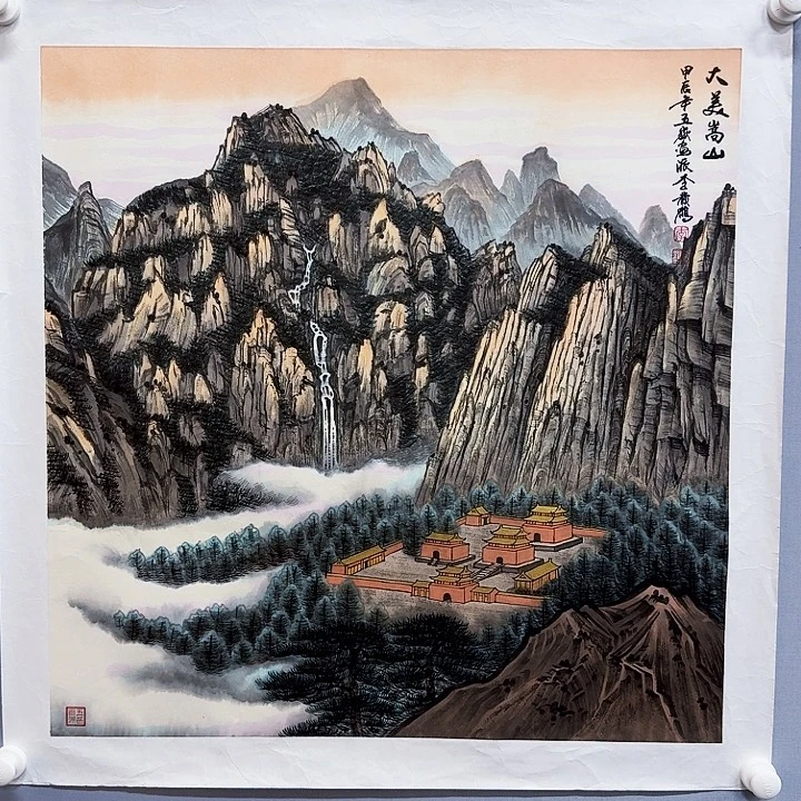 国画李发鹤老师书画作品