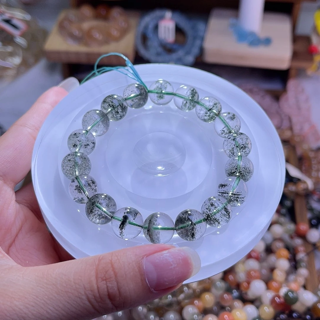 水晶手串未镶嵌绿幽灵