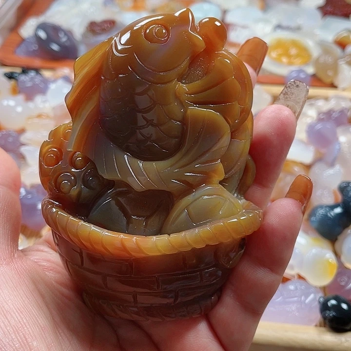 玛瑙/玉髓吊坠(赠链)未镶嵌a*然