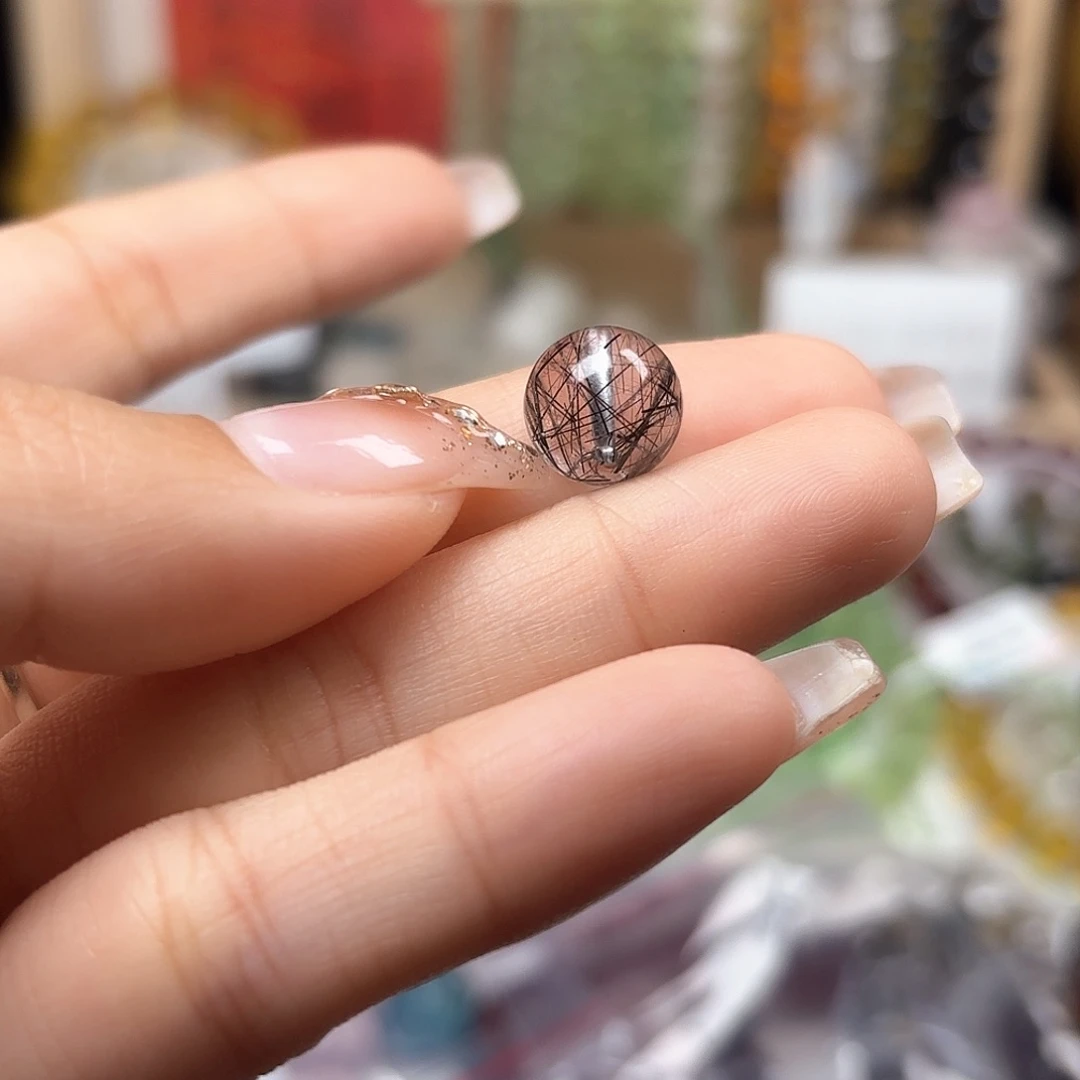 水晶手链未镶嵌黑发10.8