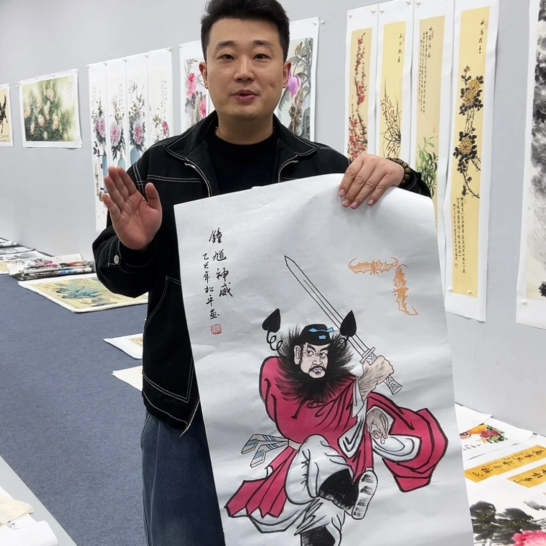 国画宣纸国画纯手绘作品