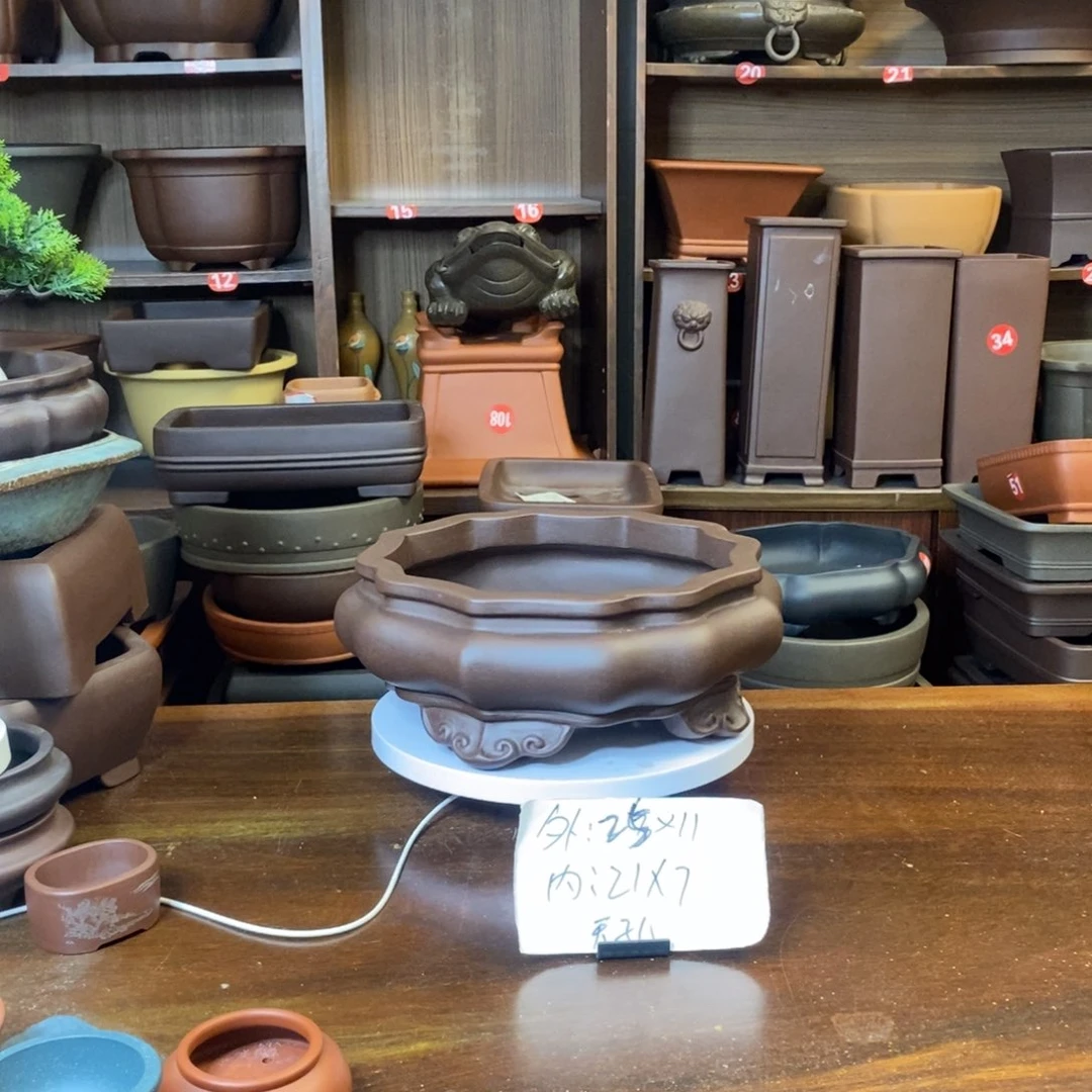 紫砂花盆紫砂花盆