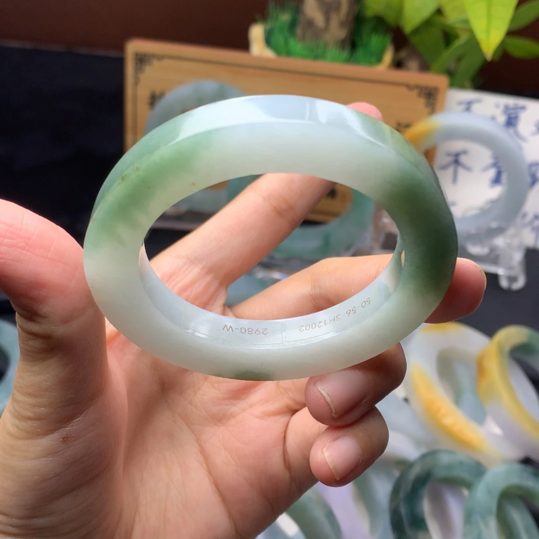 定制翡翠定制手镯未镶嵌定制贵妃50-56
