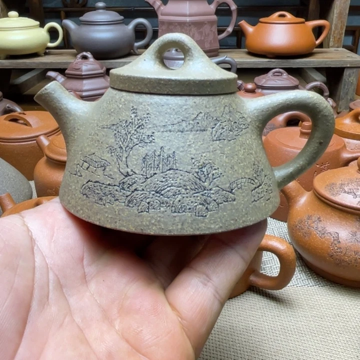 *****紫泥茶壶宜兴紫砂壶全手工制作
