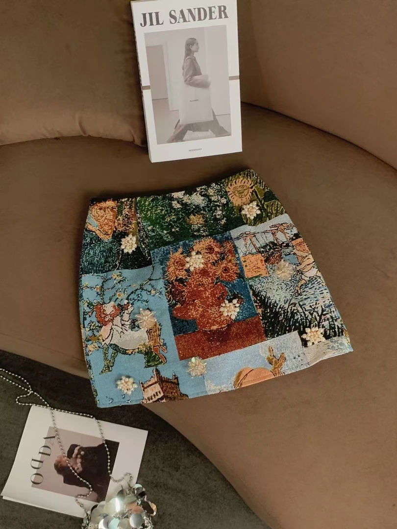 ZHOUYI/周一  时尚爆款法式设计感裙子女时尚百搭显瘦短裙拼接款