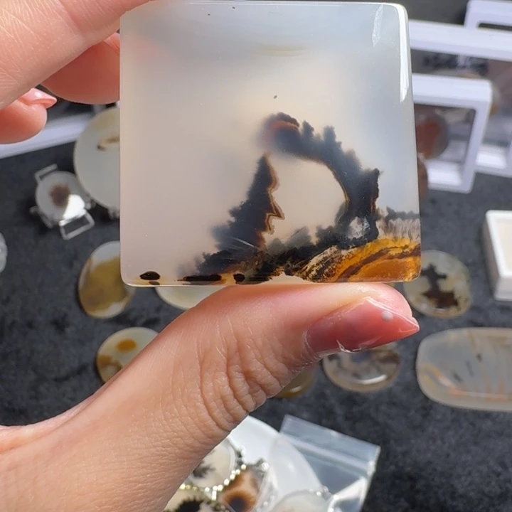 玛瑙/玉髓未镶嵌摆件