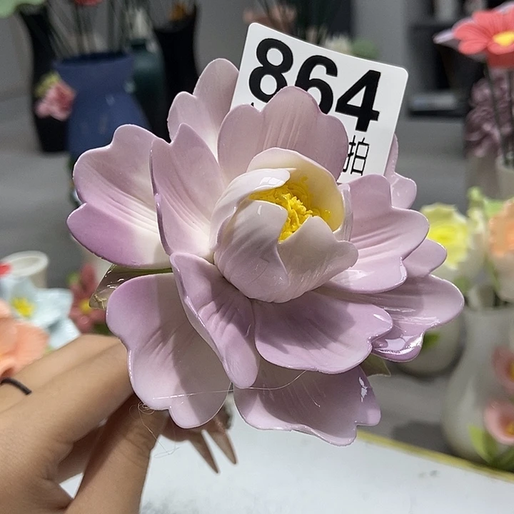 陶瓷纯手工捏花设计