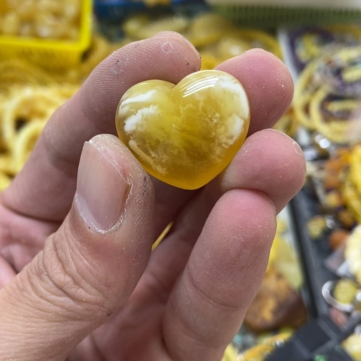 裸石蜜蜡未镶嵌吊坠
