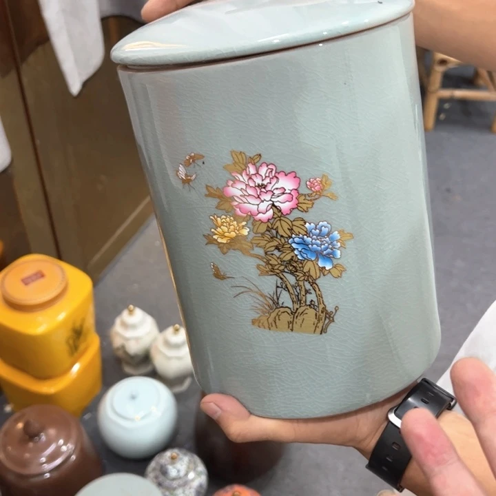 瑕疵福利品陶瓷茶叶罐
