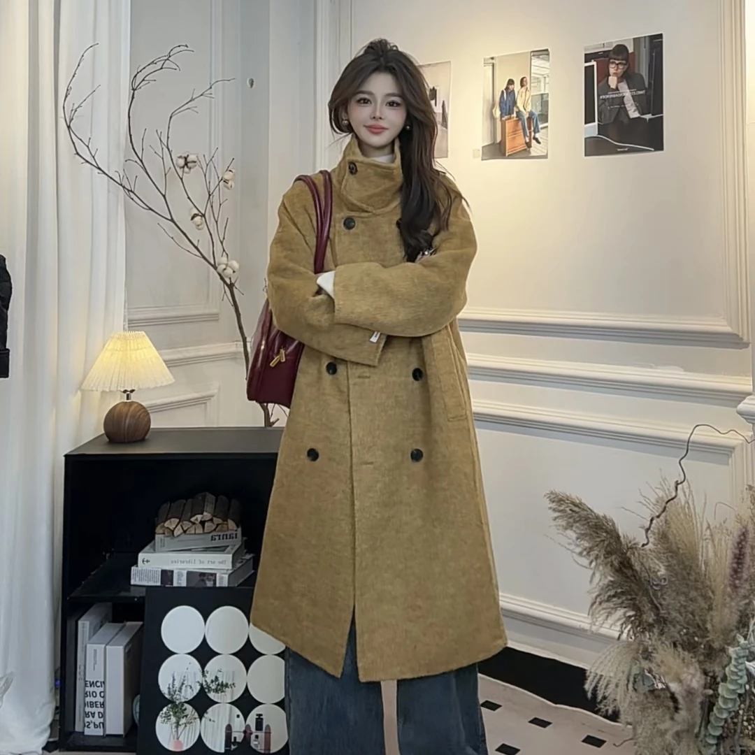 乔巴过年清货羊毛大衣链接