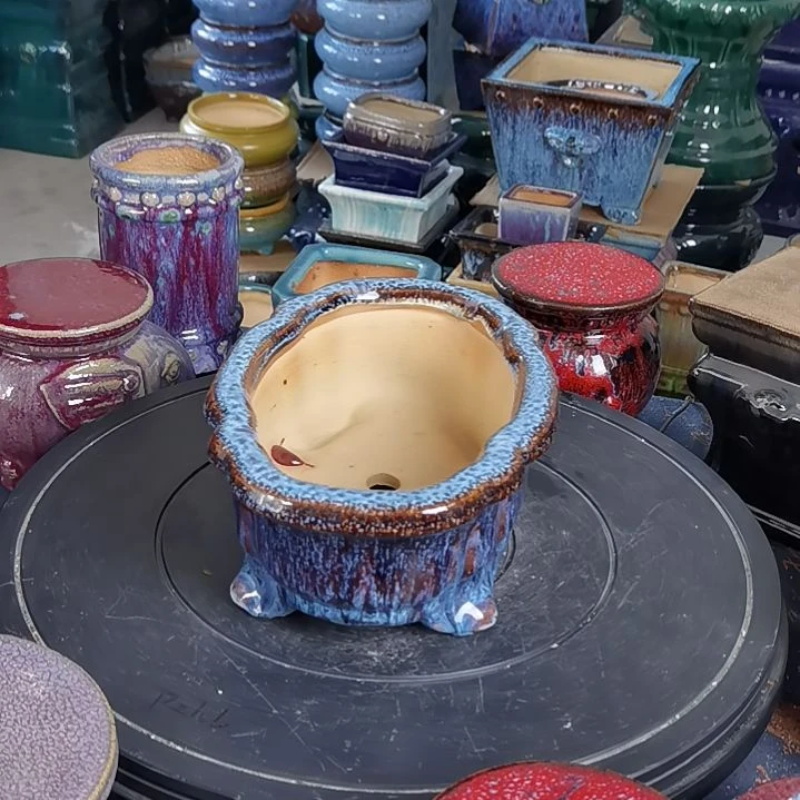 内口21×13深6.5石湾花盆默认微瑕