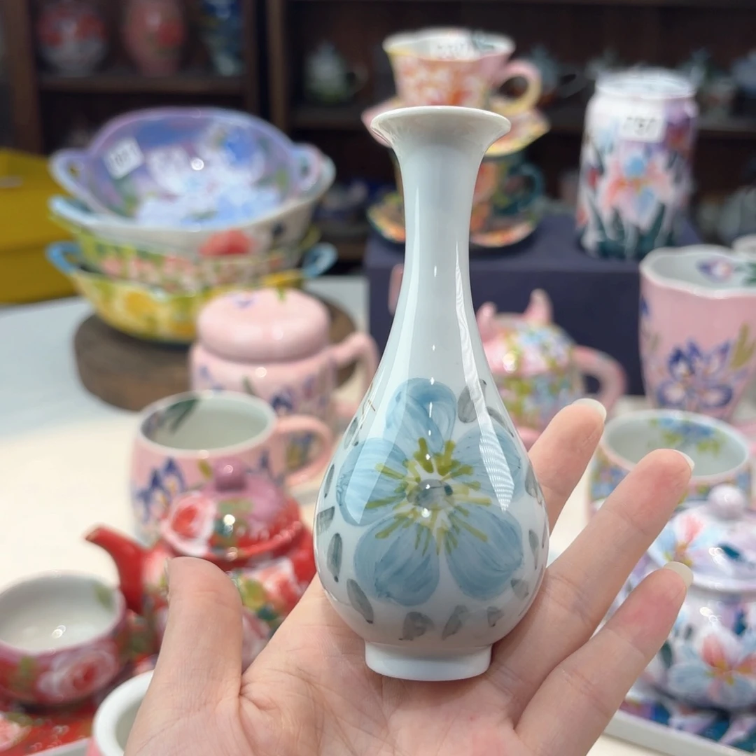 景德镇手绘高温釉下彩陶瓷茶具