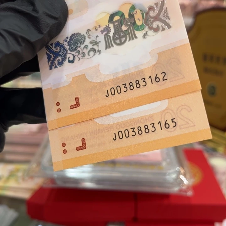 塑料龙钞无47两张包邮