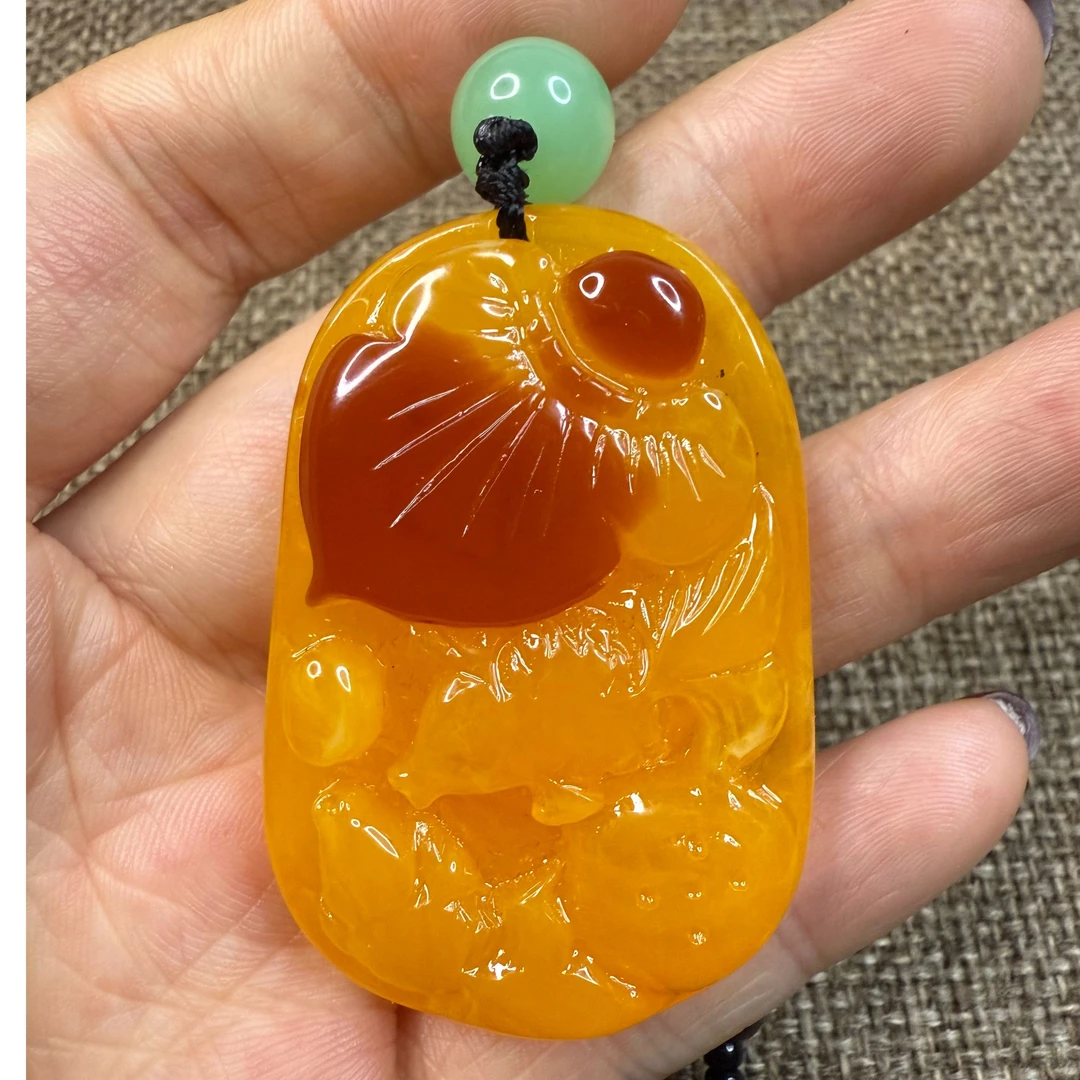 H3双鱼戏珠经典百搭项链