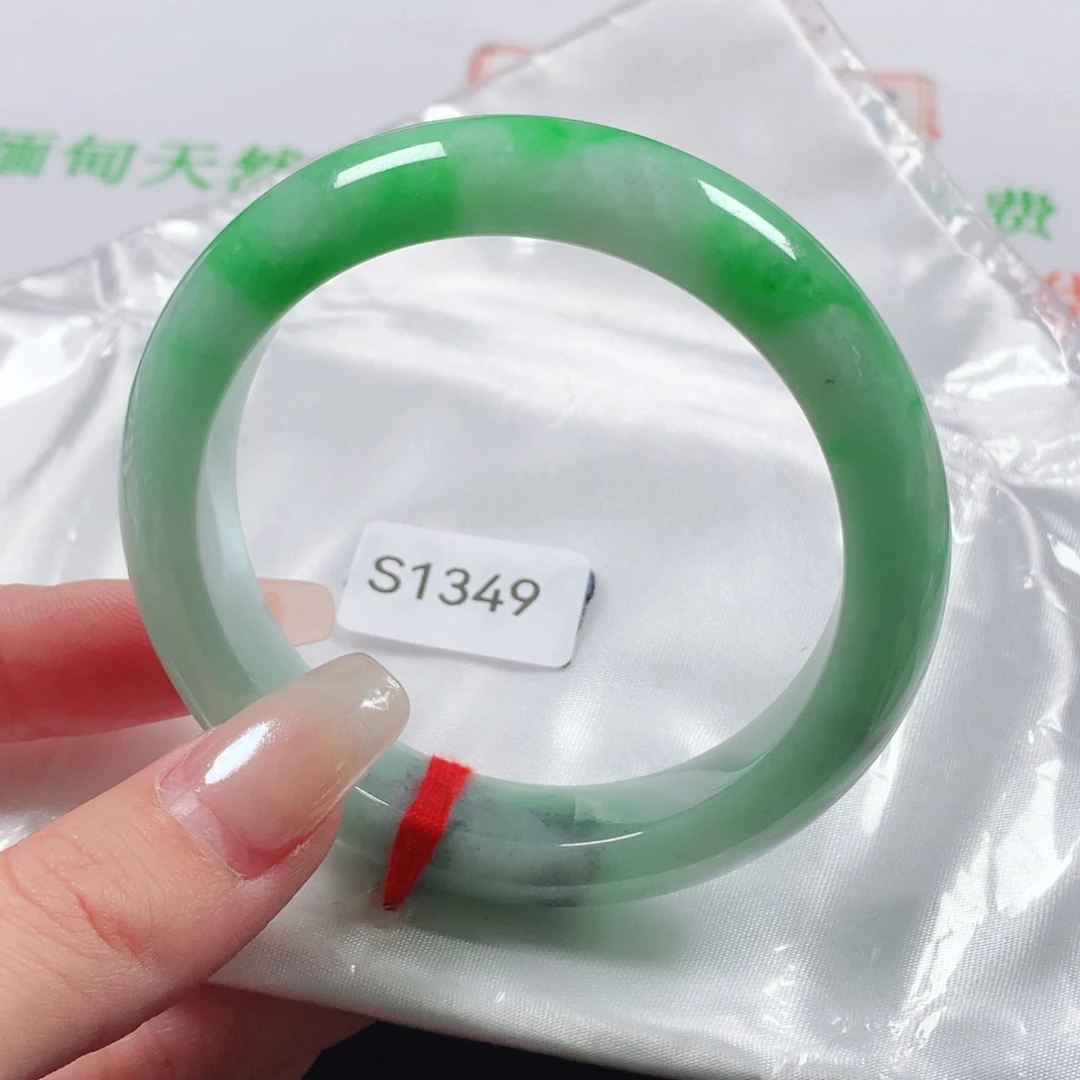 未镶嵌手镯翡翠天然翡翠手镯s1349