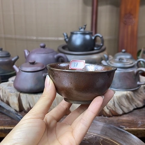 戬谷龙窑坭兴陶柴烧壶38