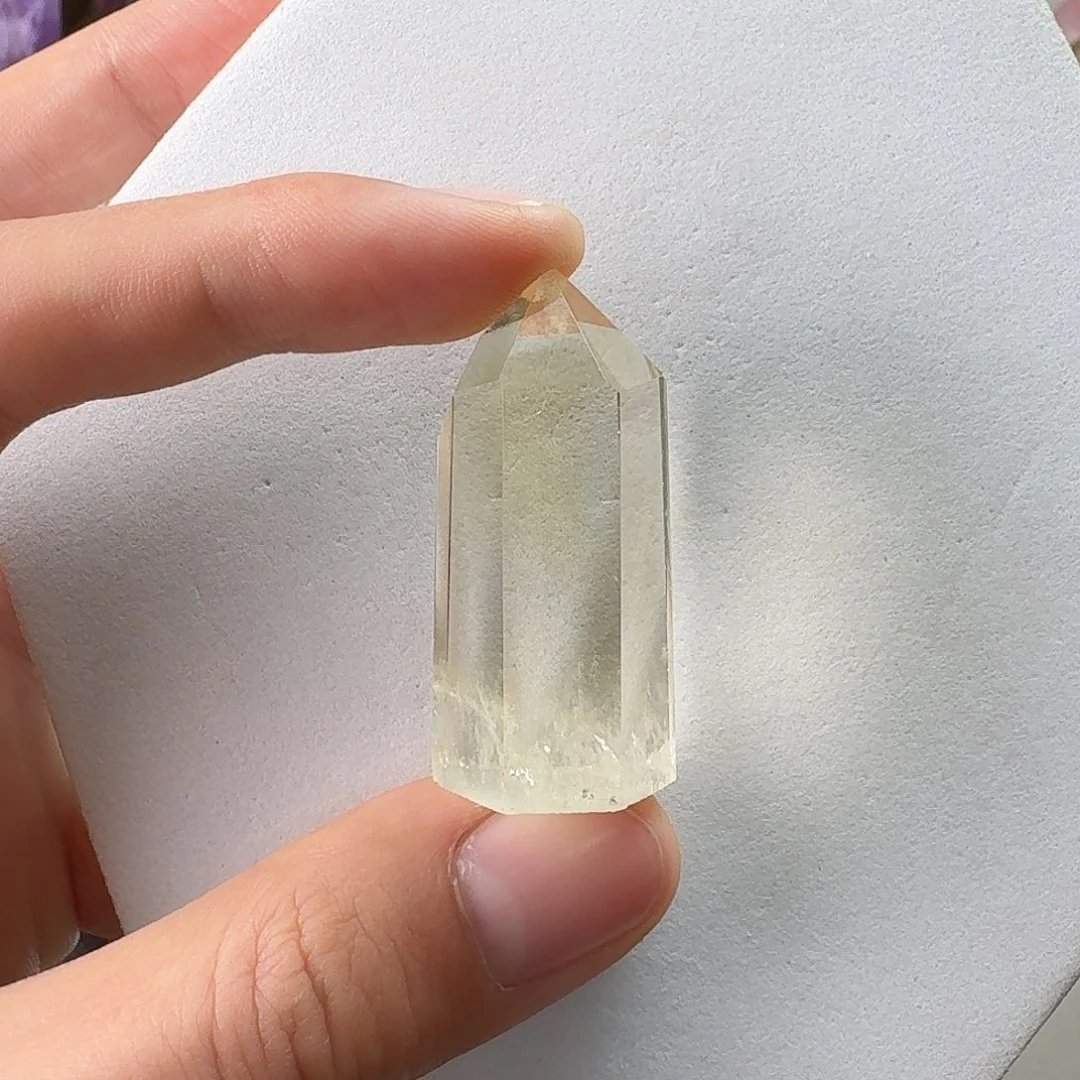 水晶未镶嵌珠宝半成品黄水晶