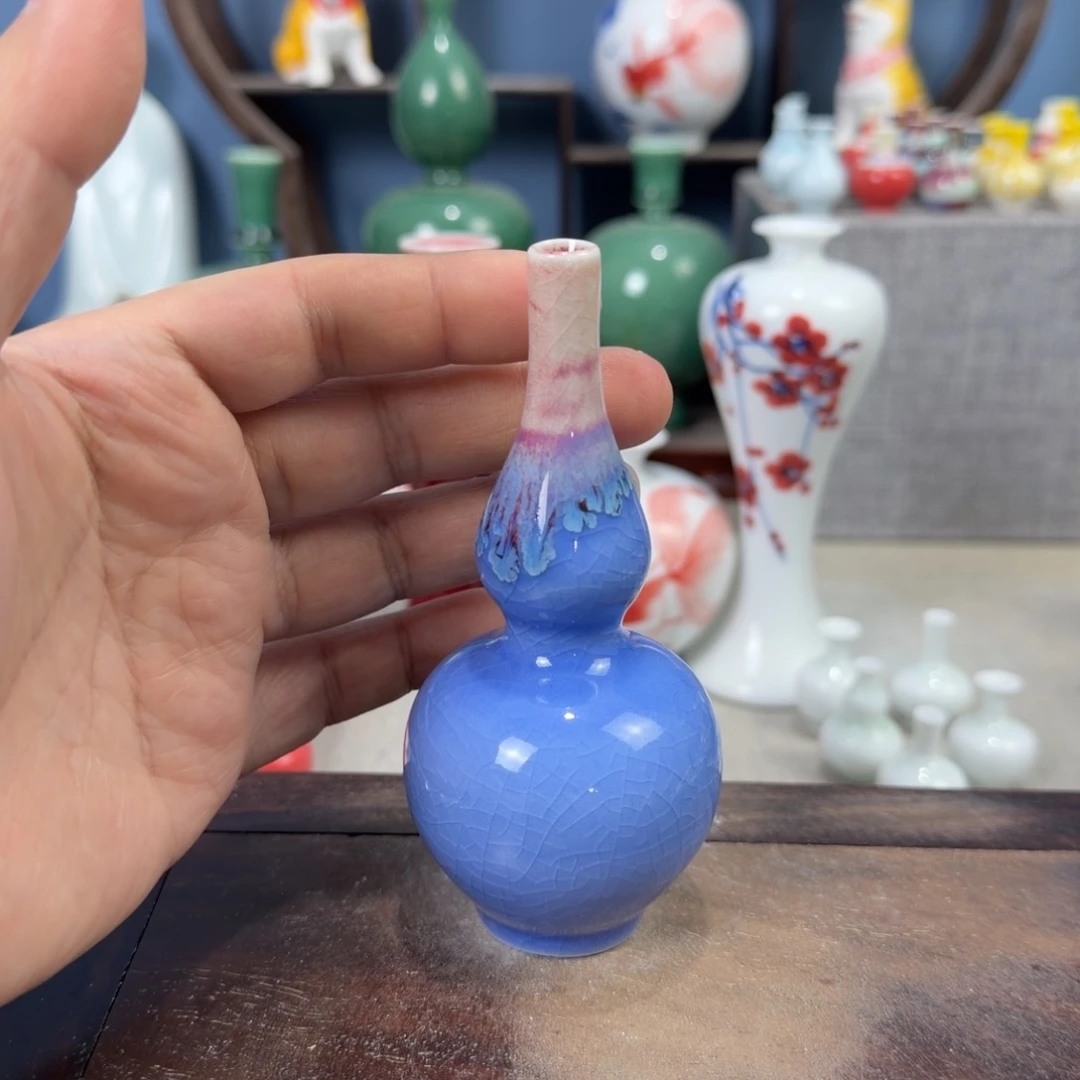 陶瓷手工小花器摆件