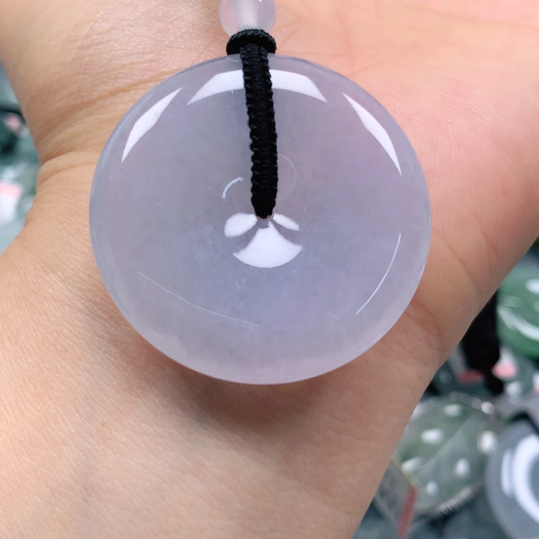 翡翠颈饰未镶嵌高*天然翡翠