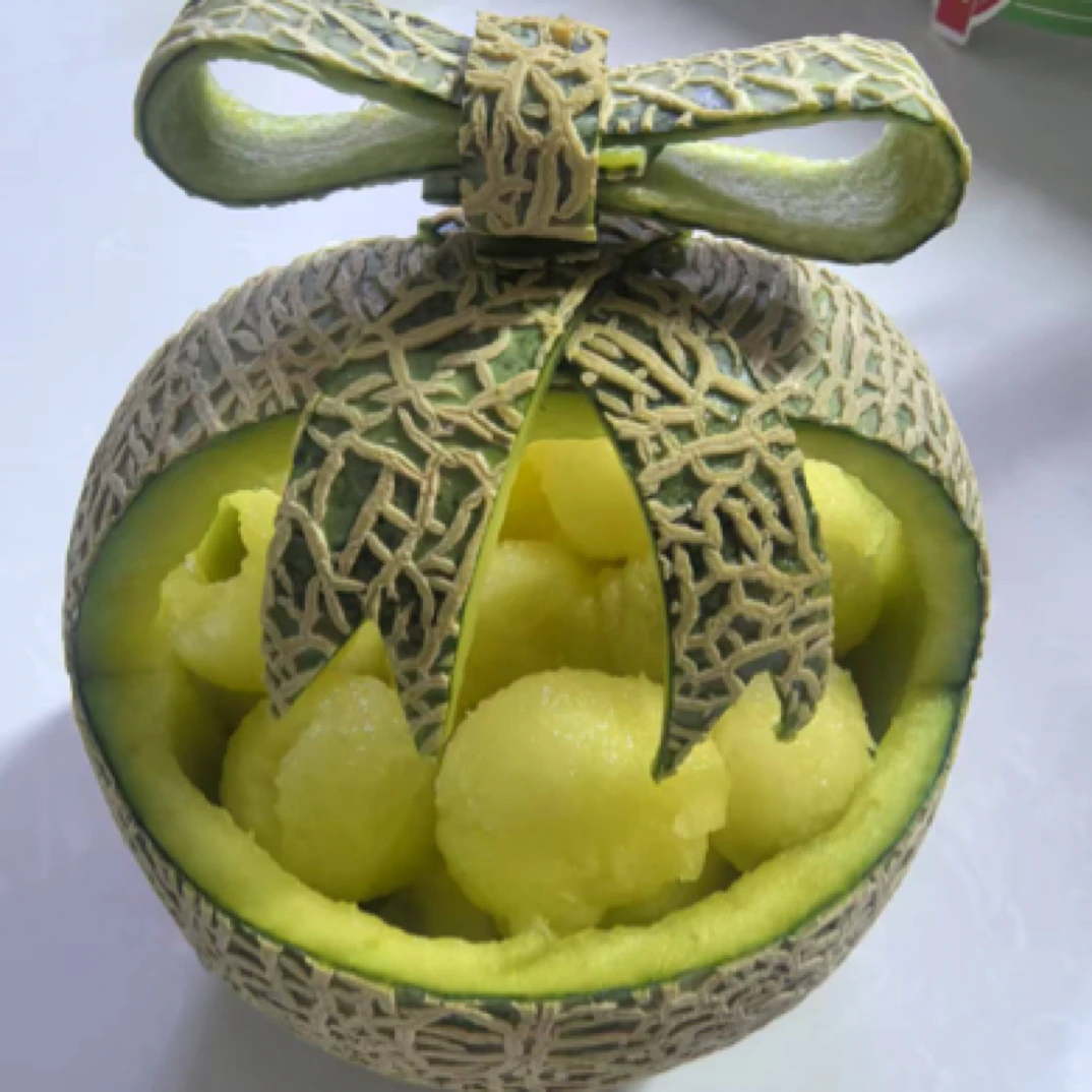 牛3蜜网纹瓜（切盒备注）