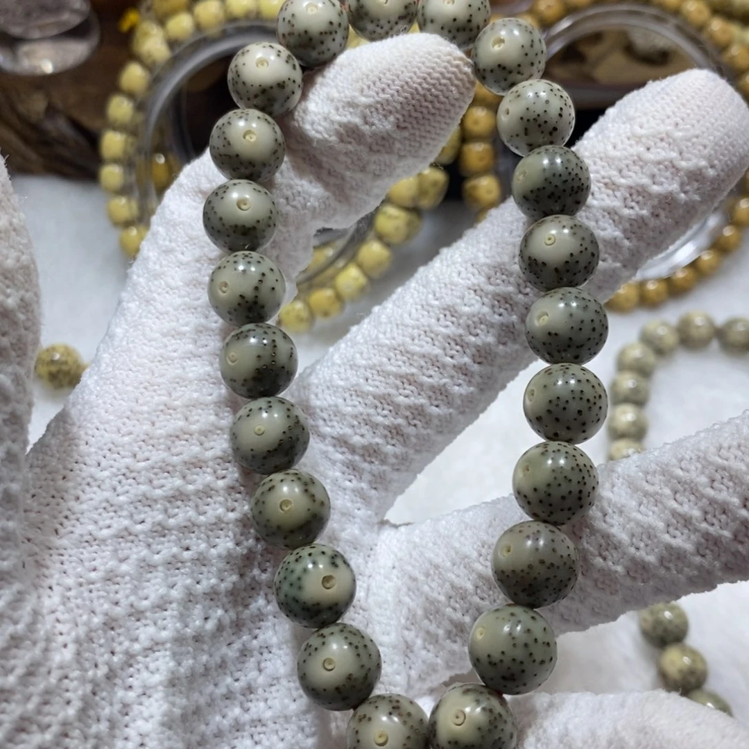 手串星月菩提石玉10圆