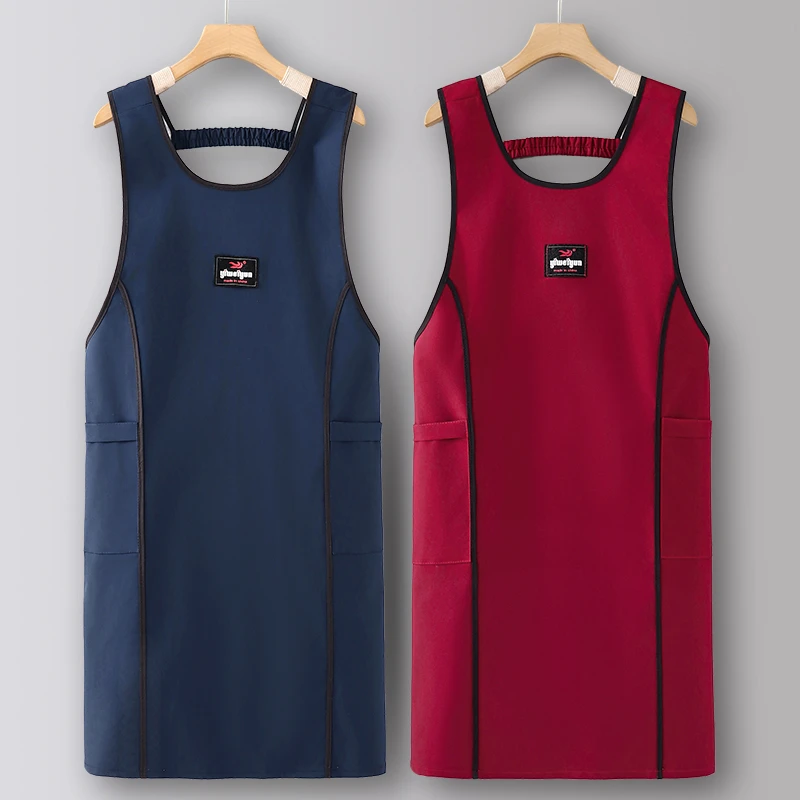 护衣围裙厨房家用2025新款防油防水炒菜上班厨房背心围裙防水防油