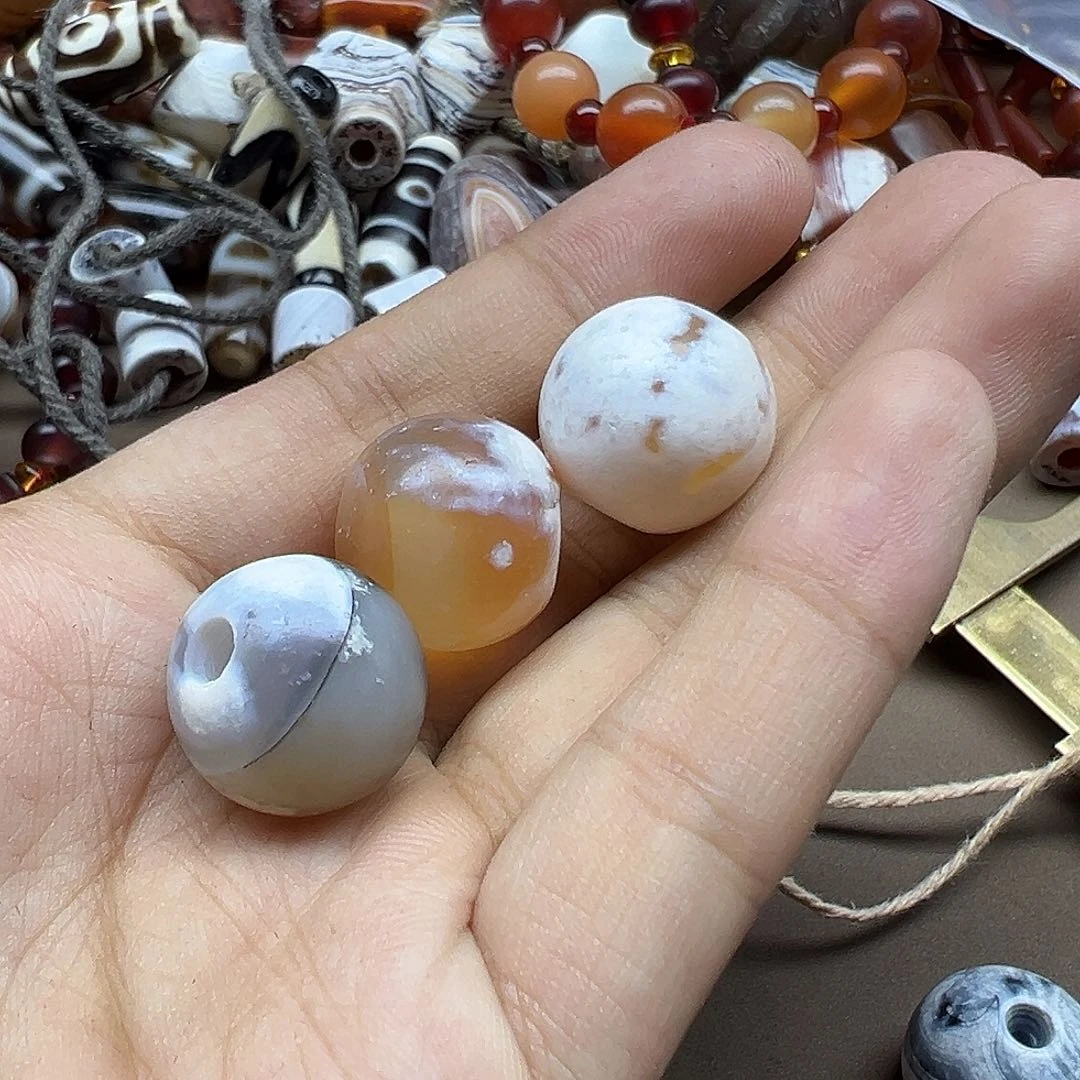****红玛瑙/玉髓合金珠宝半成品
