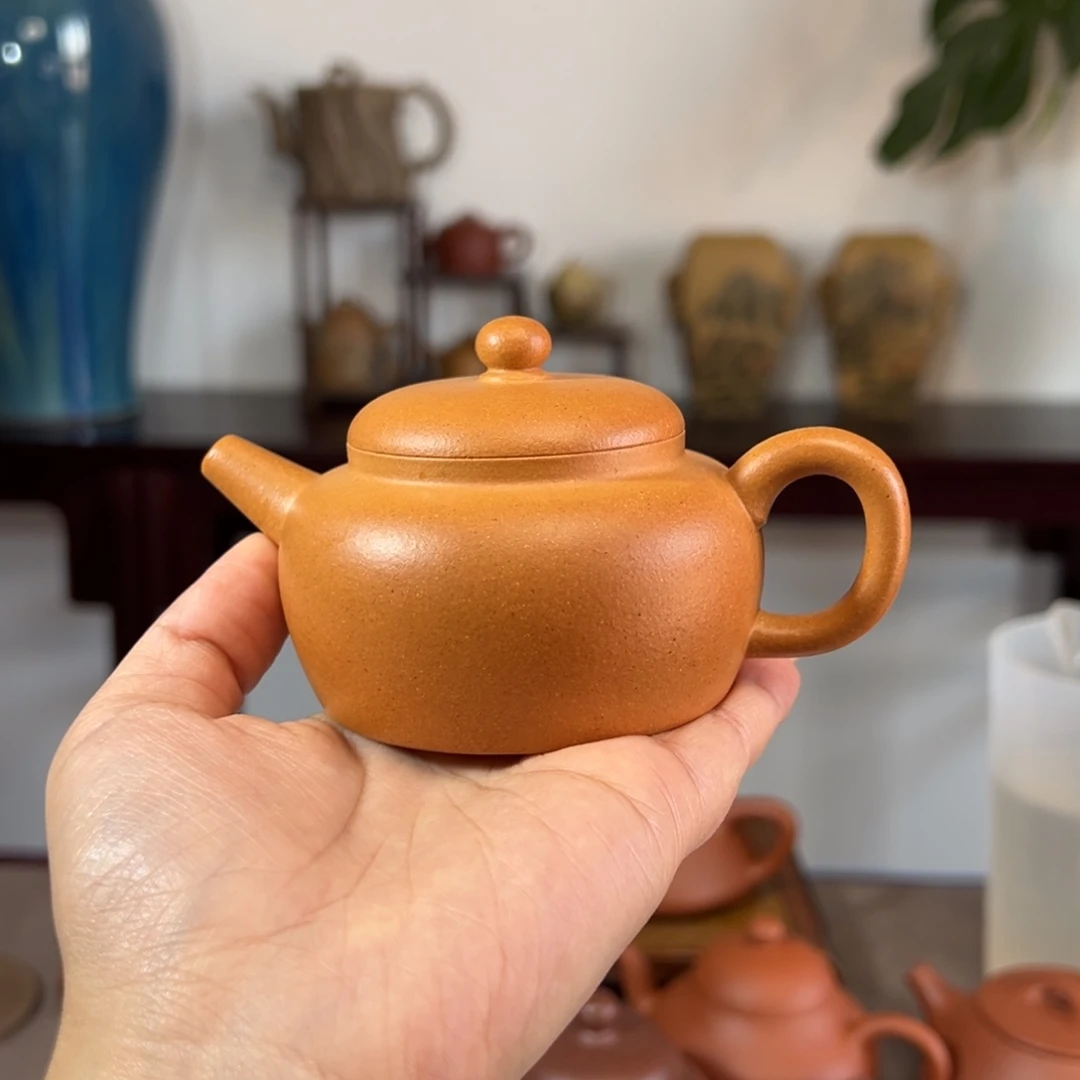 茶壶紫砂海****瑞老宕口黄金段纳福150