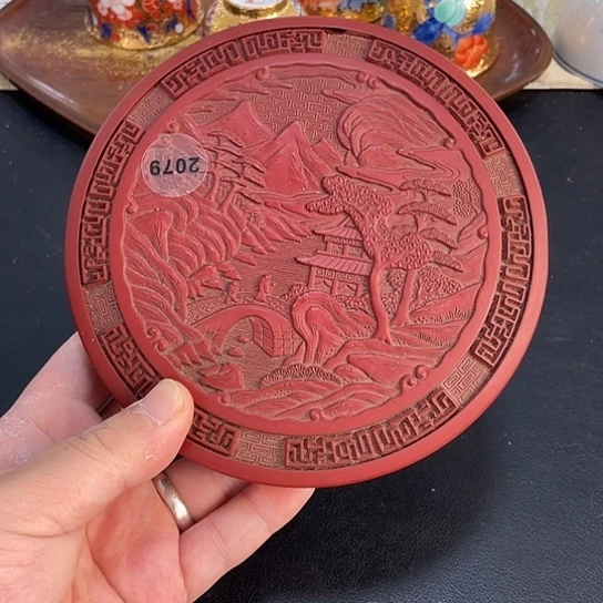 堆朱文房盒子文房