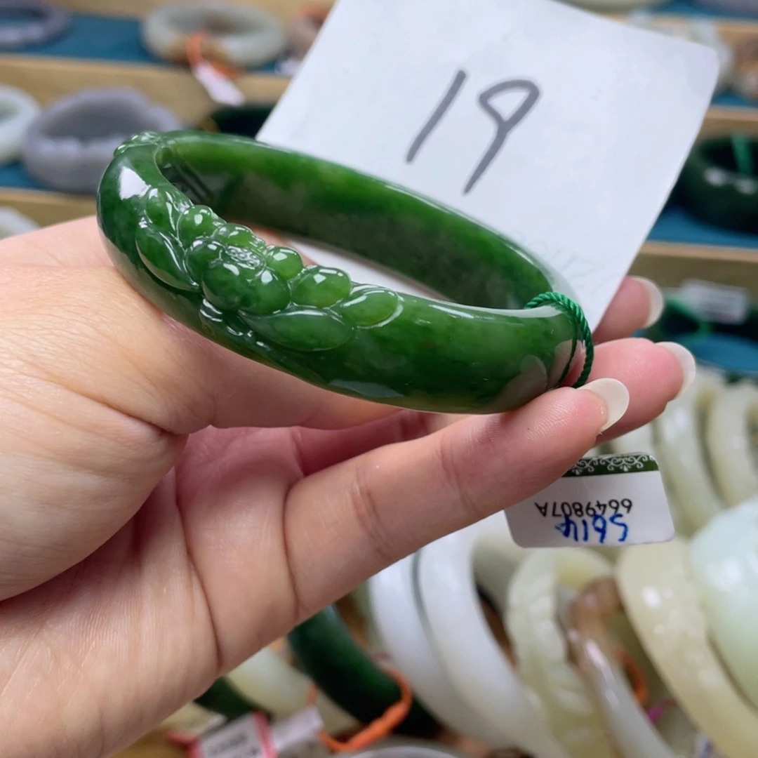 未镶嵌手镯和田玉圈口59