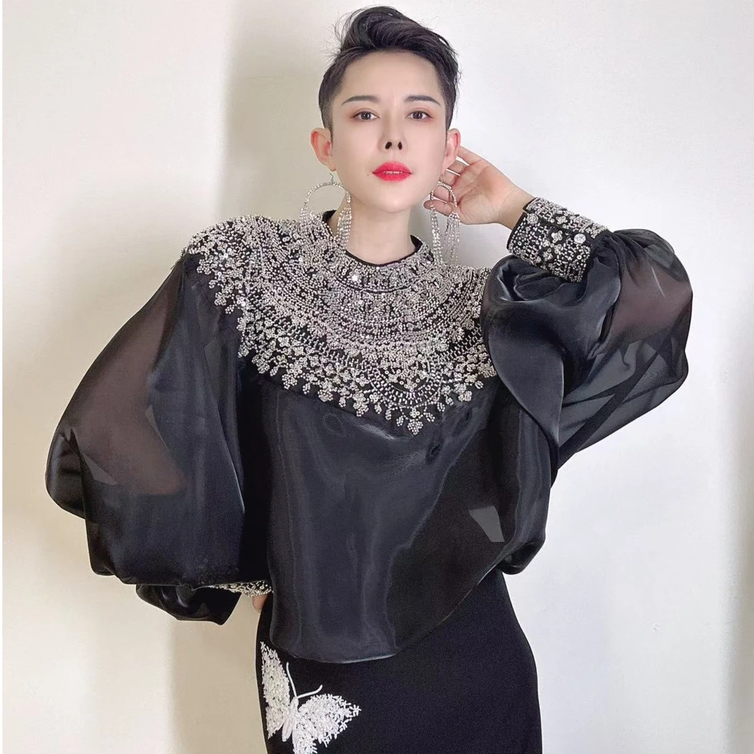 2025年春季新款法式气质原创设计款长袖衬衫女百搭洋气衬衣上衣